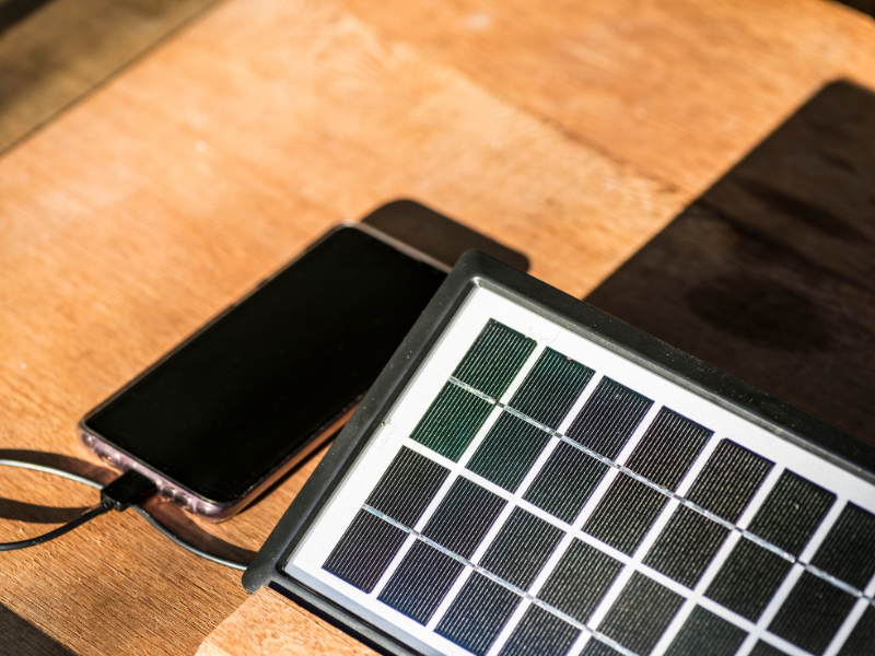 carregador solar portátil para tablet