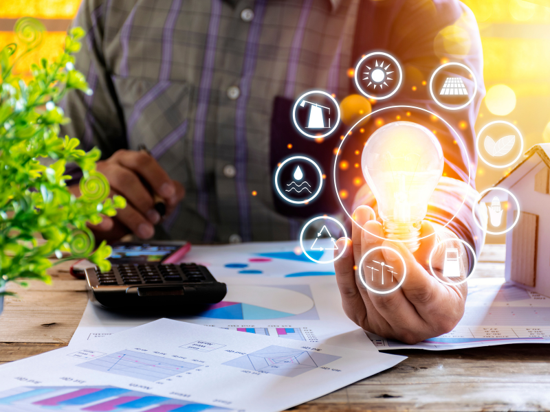 como calcular a economia de energia solar em empresas